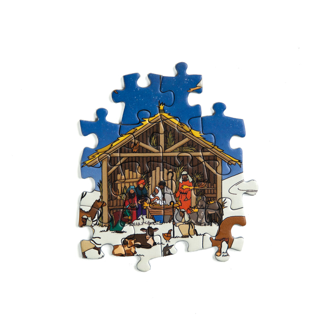 Depiction of the nativity scene 